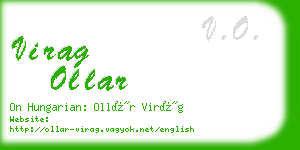 virag ollar business card